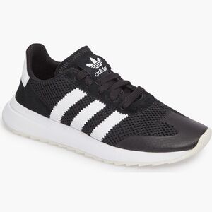 Adidas Flashback Sneaker Black and White Running Shoes